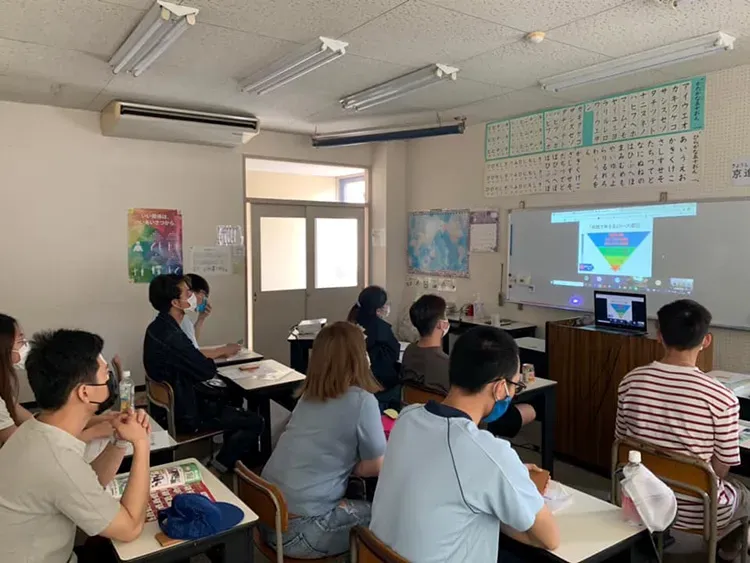 Giờ học tại Kyoshin Language Academy 